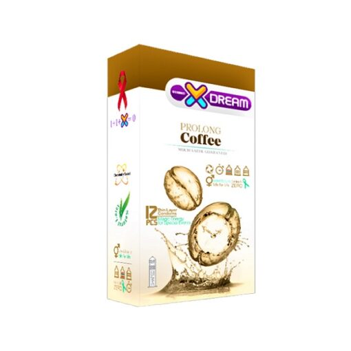 xdream condom Prolong Coffee model 12PCS 902